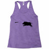 boar hunting Racerback Tank