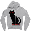 cat Zipper Hoodie