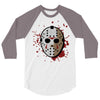 jason voorhees mask 3/4 Sleeve Shirt