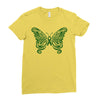 liver cancer butterfly Ladies Fitted T-Shirt