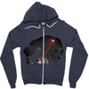 cat signal Zipper Hoodie