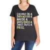 natural queens rock Ladies Curvy T-Shirt