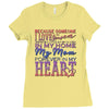 my mom is in heaven forever Ladies Fitted T-Shirt