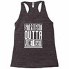 straight outta planet vegeta Racerback Tank