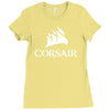 corsair custom Ladies Fitted T-Shirt