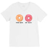 your wife my wife donuts V-Neck Tee