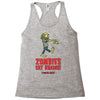 zombies eat brains Racerback Tank