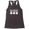 rock paper scissors Racerback Tank