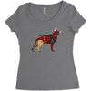 dead shepherd Women's Triblend Scoop T-shirt