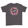 Floral Baby Name Youth Tee