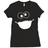 cookie monster Ladies Fitted T-Shirt