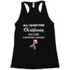 all i want for christmas is a cure carcinoid cancer Racerback Tank