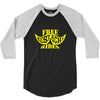 free mustache rides t shirt 3/4 Sleeve Shirt