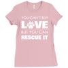 rescue love Ladies Fitted T-Shirt