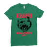 khabib nurmagomedov bear strong Ladies Fitted T-Shirt