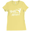 ballet like a sport only harder Ladies Fitted T-Shirt