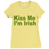 kiss me i'm irish Ladies Fitted T-Shirt