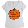 great pumpkin Women's Triblend Scoop T-shirt