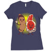 good cop bad chop Ladies Fitted T-Shirt