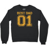 1 best dad Crewneck Sweatshirt