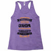 Super Cool Grandpa Of A Freaking Awesome Granddaughter Racerback Tank