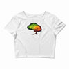time leaves Crop Top