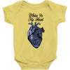winter in my heart Baby Bodysuit