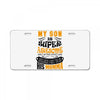 My Son Is Super Awesome His Momma License Plate