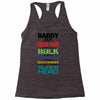 daddy you are my favorite superhero Racerback Tank