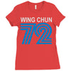 wing chun 72 retro Ladies Fitted T-Shirt