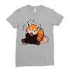 red fox 5 Ladies Fitted T-Shirt