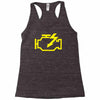 check engine light Racerback Tank