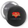 sancho el chorizo of steel Pin-back button
