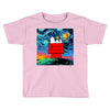 Van Gogh Parody Snoopy Toddler T-shirt