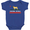 colifornia republic parody pugfornia republic Baby Bodysuit