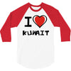 i love kuwait 3/4 Sleeve Shirt
