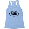 basic running oval Racerback Tank