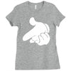 mouse hands ym Ladies Fitted T-Shirt