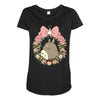 totoro Maternity Scoop Neck T-shirt