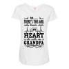 There's This Girl Who Kinda Stole My Heart Grandpa Maternity Scoop Neck T-shirt