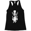 wolverine avengers inspired superhero Racerback Tank