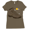 adventure boot Ladies Fitted T-Shirt