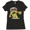 zombie monster2 Ladies Fitted T-Shirt