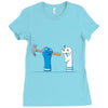 bad sock puppet Ladies Fitted T-Shirt
