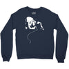 original banksy police searching drug Crewneck Sweatshirt