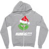 humbug grinch christmas Zipper Hoodie