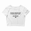 fear it delf and spiders Crop Top