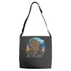 polygon bear graphic Adjustable Strap Totes