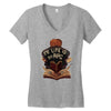 my life is an rpg2 Women's V-Neck T-Shirt