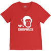 98% chimpanzee V-Neck Tee